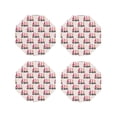 thumbnail image 1 of Picia Mothers Day Printed Leather Coasters for Drinks, 4" Drink Coasters Set of 4 for Tabletop Protection, Handmade Luxurious Home Décor and Housewarming Gift -Octagon, 1 of 6