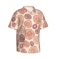 thumbnail image 1 of Picia Mushrooms2 Gentle Cotton Regular Fit Short Sleeve Casual Hawaiian Shirt for Men-XX-Large, 1 of 9
