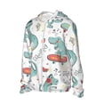 thumbnail image 1 of Picia Music Lover Dinosaur Women's Men's UPF 50+ Sun Protection Hoodie Shirt Long Sleeve SPF Fishing Outdoor UV Hiking Lightweight Shirts-3X-Large, 1 of 9