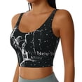 thumbnail image 1 of Picia New York City1 Sports Bra for Women,Padded Strappy Sports Bras Medium Support Yoga Bra with Removable Cups,Running Yoga Bra-Large, 1 of 9