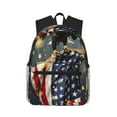 thumbnail image 1 of Picia North American Bald Eagle1 Large Capacity Backpack Classic Style Backpack Casual Backpack Water-Resistant School Work Travel Outdoor Backpack, 1 of 8