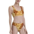 thumbnail image 1 of Picia Not All Those Who Wander Are Lost2 Women's High Waisted Bikini Scoop Neck Swimsuit Two Pieces Bathing Suit-Medium, 1 of 8