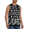 thumbnail image 1 of Picia Not All Who Wander Are Lost 2 mens Cotton Tank Undershirts , Moisture-wicking Ribbed Tanks, Lightweight Cotton Tank Undershirts-Large, 1 of 8