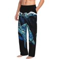 thumbnail image 1 of Picia Ocean Turtle Mens Soft Woven Cotton Elastic Waistband Sleep Pajama Pant Lounge Sleep Pant With Pockets And Drawstring-X-Large, 1 of 9