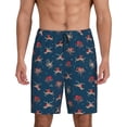 thumbnail image 1 of Picia Octopus Pattern Pajama Shorts for Men, Men's Pajama Bottoms, Sleepwear,Short Pajama Pants-XX-Large, 1 of 6