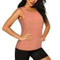 thumbnail image 1 of Picia Orange Gingham Pattern Women's Workout Tank Top,Breathable Activewear,Slim Fit Athletic Top,Versatile Workout Moisture-wicking top-Medium, 1 of 9