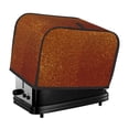 thumbnail image 1 of Picia Orange Glitter Print 2 Slice Toaster Cover , Toaster Protector Dustproof Kitchen Appliance Cover, Kitchen Appliance Dustproof Protector, 1 of 7