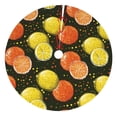 thumbnail image 1 of Picia Orange Lemon Print Christmas Tree Skirt , Christmas Tree Skirt Ornaments for Merry Christmas Holiday Party Decorations Indoor Outdoor-36", 1 of 7