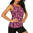 thumbnail image 1 of Picia Orchids Flowers Pattern Women's Workout Tank Top,Breathable Activewear,Slim Fit Athletic Top,Versatile Workout Moisture-wicking top-Small, 1 of 9