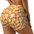 thumbnail image 1 of Picia Orchids Flowers Printed Workout Shorts for Women Seamless Scrunch Butt Lifting High Waisted Yoga Gym Booty Running Moisture-wicking Short Pants-XX-Large, 1 of 9