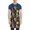 thumbnail image 1 of Picia Owls And Plants Waterproof Apron for Unisex Adult - Adjustable Bib Apron with Pockets, Ideal for Cooking, Gardening, Painting, and Household Chores, 1 of 9