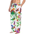 thumbnail image 1 of Picia Paisley Mens Soft Woven Cotton Elastic Waistband Sleep Pajama Pant Lounge Sleep Pant With Pockets And Drawstring-Medium, 1 of 9