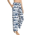 thumbnail image 1 of Picia Palm Tree Womens Soft Woven Cotton Elastic Waistband Sleep Pajama Pant Lounge Sleep Pant With Pockets And Drawstring-XX-Large, 1 of 9