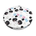 thumbnail image 1 of Picia Panda Bear1 Pattern Round Stool Covers Comfy Seat Covers Stretch Removable Washable Chair Slipcover Round Bar Chair Cushion Cover-12 inch, 1 of 7
