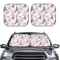 Picia Paris 2 Piece Car Windshield Sun Shade Foldable Foldable Sun