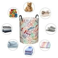 thumbnail image 1 of Picia Passport Stamp Large Laundry Basket, Waterproof, Freestanding Laundry Hamper, Collapsible Tall Clothes Hamper with Extended Handles-Medium, 1 of 8