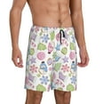 thumbnail image 1 of Picia Pastel Christmas Cookies Pajama Shorts for Men, Men's Pajama Bottoms, Sleepwear,Short Pajama Pants-XX-Large, 1 of 9