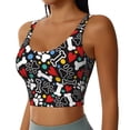 thumbnail image 1 of Picia Paw And Bones Sports Bra for Women,Padded Strappy Sports Bras Medium Support Yoga Bra with Removable Cups,Running Yoga Bra-XX-Large, 1 of 9