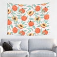 thumbnail image 1 of Picia Peach Pattern Tapestry-Tapestries for Bedroom Living Room Dorm(29x37"), 1 of 8