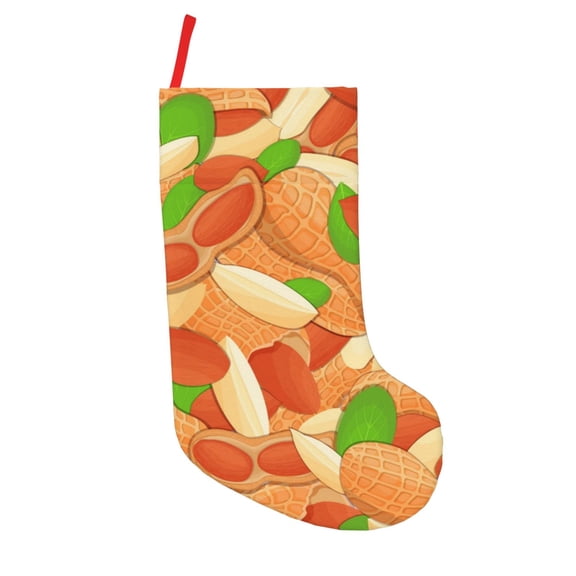 Picia Peanuts1 for 18in Christmas Stockings, Xmas Stocking for Kids, Holiday and Family Stocking for Fireplace or Party Decoration