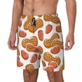 thumbnail image 1 of Picia Peanuts4 pattern Mens Swim Trunks with Compression Liner Stretch Beach Shorts Quick Dry with Zipper Pockets No-Chafing Board Shorts-Medium, 1 of 9