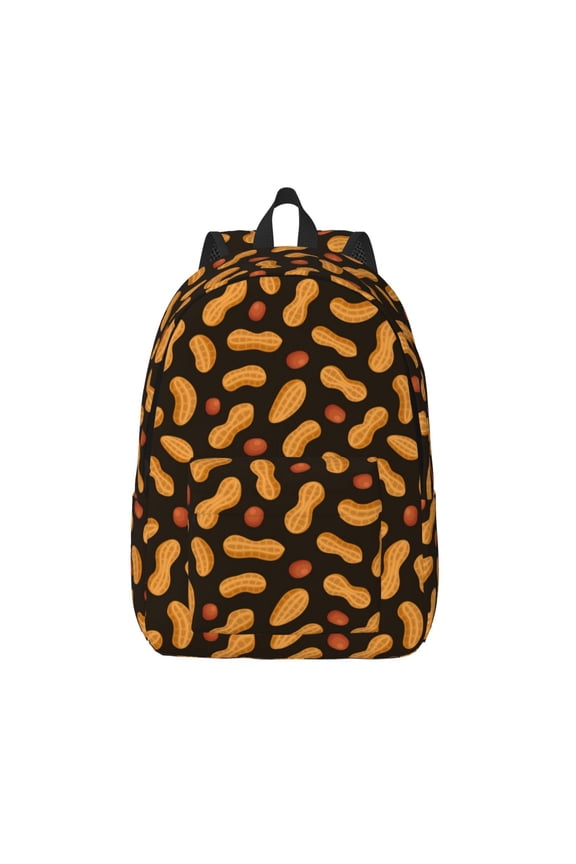 Peanuts5 Printed Canvas Daypack - Stylish and Durable Vintage Compact Backpack - Class, Work, Travel, or Laptop Bookbag,Organized Compartments-Medium