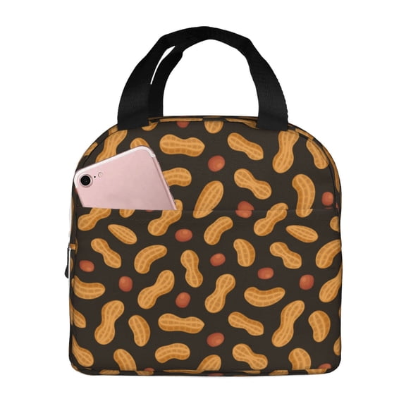 Picia Peanuts5 Printed Lunch box Lunch bag for Men Women Large Capacity Lunchbox Reusable Lunch Bags Insulated Lunch Bag Lunch Box Cooler