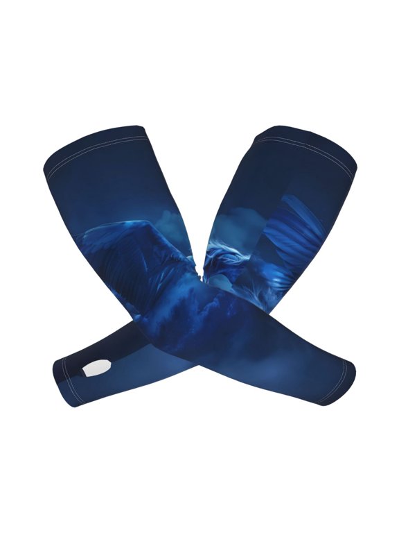 Pegasus Night Sky Arm Sleeves for Men and Women - Tattoo Cover Up UPF 50+ Cooling Sports Sleeve for Basketball Golf Football-One Size