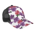 thumbnail image 1 of Picia Peonies Pattern Trucker Hat,Baseball Cap,Sun Protection Cap,Stylish Headwear,Leisure Cap,Outdoor Sports Cap, 1 of 7