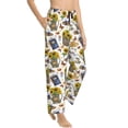 thumbnail image 1 of Picia Picnic Womens Soft Woven Cotton Elastic Waistband Sleep Pajama Pant Lounge Sleep Pant With Pockets And Drawstring-XX-Large, 1 of 9