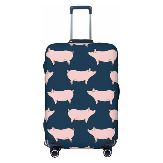 Picia Pig 1 Luggage Protector Cover Thicken Suitcase Protector Cover Fit 18-32 Inch Luggage-Medium