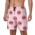 thumbnail image 1 of Picia Pig Noses pattern Mens Swim Trunks with Compression Liner Stretch Beach Shorts Quick Dry with Zipper Pockets No-Chafing Board Shorts-Medium, 1 of 9