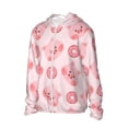 thumbnail image 1 of Picia Pigs Head And Donuts Women's Men's UPF 50+ Sun Protection Hoodie Shirt Long Sleeve SPF Fishing Outdoor UV Hiking Lightweight Shirts-3X-Large, 1 of 9