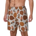 thumbnail image 1 of Picia Pinecone Autumn Pattern pattern Mens Swim Trunks with Compression Liner Stretch Beach Shorts Quick Dry with Zipper Pockets No-Chafing Board Shorts-Medium, 1 of 9