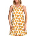 thumbnail image 1 of Picia Ping-Pong Table Tennis Racket Print Women’s Sleeveless Midi Swing Dress – A-Line Pleated Tank Sundress, Comfortable and Flowy T-Shirt Dress, 1 of 7