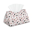 thumbnail image 1 of Picia Pink Fashion Pattern Long Tissue Box Cover,PVC Leather Triangle Holder,Tissue Box Holder with Magnetic Bottom,Facial Paper Organizer Dispenser-7.9"X4.9"X4.5", 1 of 9