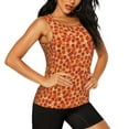 thumbnail image 1 of Picia Pizza Pattern Women's Workout Tank Top,Breathable Activewear,Slim Fit Athletic Top,Versatile Workout Moisture-wicking top-, 1 of 9