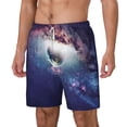 thumbnail image 1 of Picia Planets Stars And Galaxies pattern Mens Swim Trunks with Compression Liner Stretch Beach Shorts Quick Dry with Zipper Pockets No-Chafing Board Shorts-Large, 1 of 9