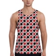 thumbnail image 1 of Picia Playing Cards Printed Men’s Performance Tank, Men's Workout Tank Top Moisture-Wicking Tank Top Muscle tee, Breathable Workout Shirt-XX-Large, 1 of 7