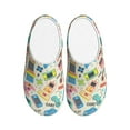 thumbnail image 1 of Picia Playing Video Games for Women's Lamb-hug Comfy Fleece House Slippers Memory Foam, Slip-on House Shoes Indoor Outdoor-37/38, 1 of 7