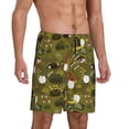 thumbnail image 1 of Picia Playing in the Garden Pajama Shorts for Men, Men's Pajama Bottoms, Sleepwear,Short Pajama Pants-XX-Large, 1 of 9