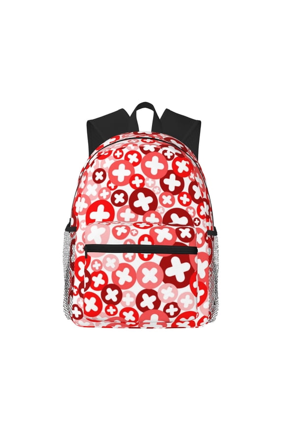 Plus Cross Large Capacity Backpack Classic Style Backpack Casual Backpack Water-Resistant School Work Travel Outdoor Backpack