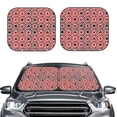 thumbnail image 1 of Picia Poker 2 Piece Car Windshield Sun Shade Foldable | Foldable Sun Shield for Front Window Blocks UV Rays and Keeps Your Vehicle Cool-Small, 1 of 7