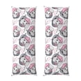 thumbnail image 1 of Picia Poodle Dog Body Pillow Cover - Super Soft Microfiber 20x54 Body Pillow Case - Envelope Closure, Wrinkle, Stain Resistant Body Pillow Cover,Elegant Bedding, 1 of 8