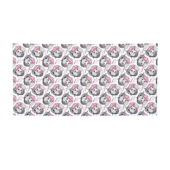Picia Poodle Dog Pattern Party Banner, Festive Decoration, Holiday Banner, Celebration Decor, Event Banner, Reusable Party Banner-Medium