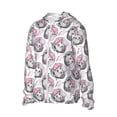 thumbnail image 1 of Picia Poodle Dog Women's Men's UPF 50+ Sun Protection Hoodie Shirt Long Sleeve SPF Fishing Outdoor UV Hiking Lightweight Shirts-Small, 1 of 9