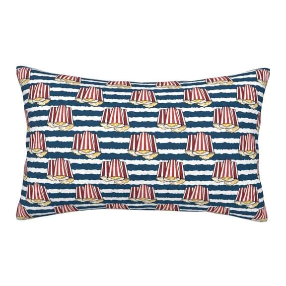 Picia Popcorn Pattern Plush Pillow Case – Soft and Cozy Cushion Cover, Hypoallergenic Throw Pillow Case for Home Decor-20"x30"