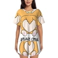 thumbnail image 1 of Picia Prince Corgi Dog Pajamas Sets for Women Soft Short-Sleeved Pjs with Lounge Shorts Two Piece Sleepwear-Medium, 1 of 9