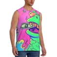 thumbnail image 1 of Picia Psychedelic Cartoon Frog mens Cotton Tank Undershirts , Moisture-wicking Ribbed Tanks, Lightweight Cotton Tank Undershirts-XX-Large, 1 of 8