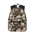 thumbnail image 1 of Picia Pug Large Capacity Backpack Classic Style Backpack Casual Backpack Water-Resistant School Work Travel Outdoor Backpack, 1 of 8